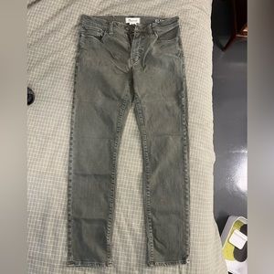 Madewell Men’s 31x32 Slim Olive Green Jeans